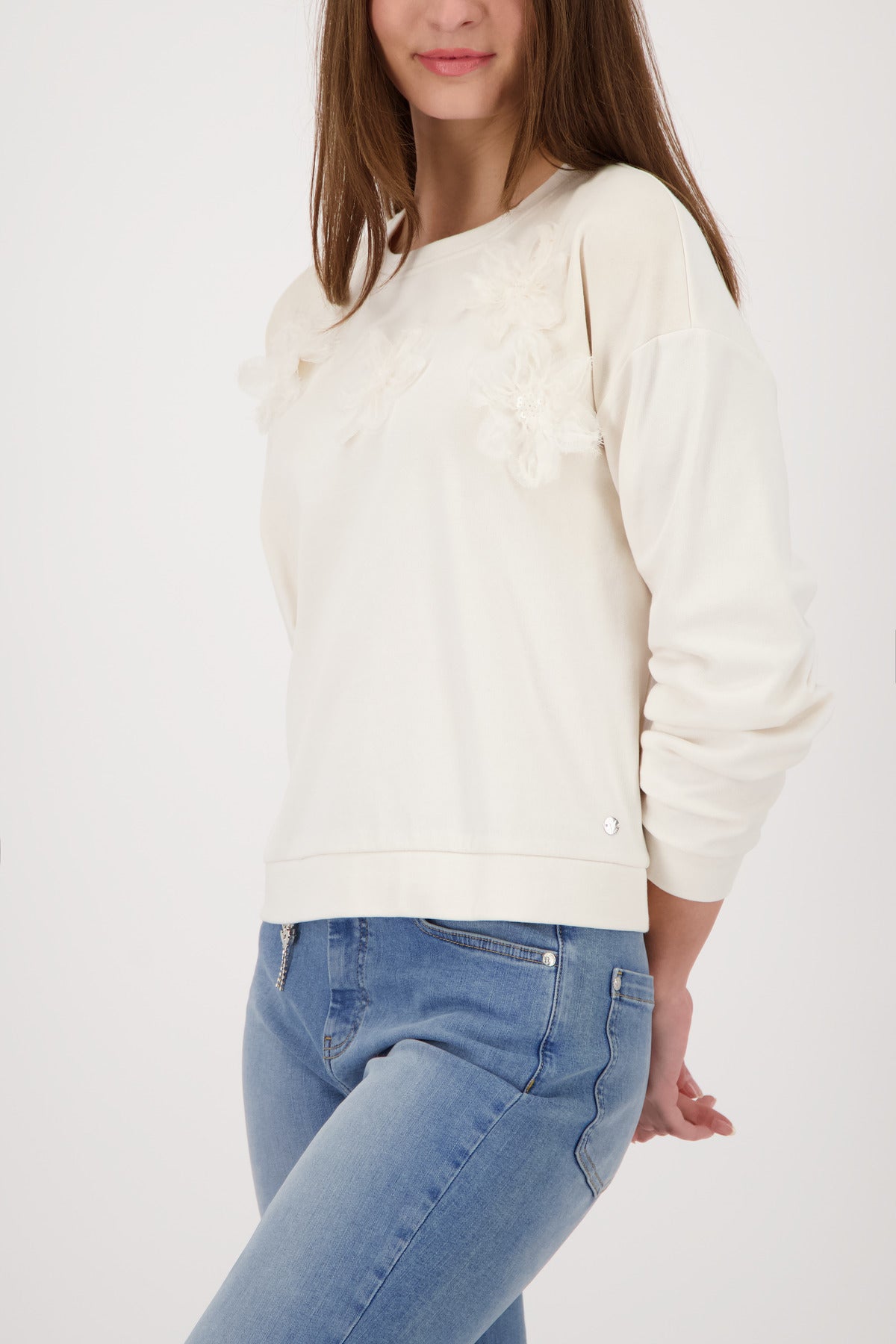 Monari Sweatshirt With 3D Flower