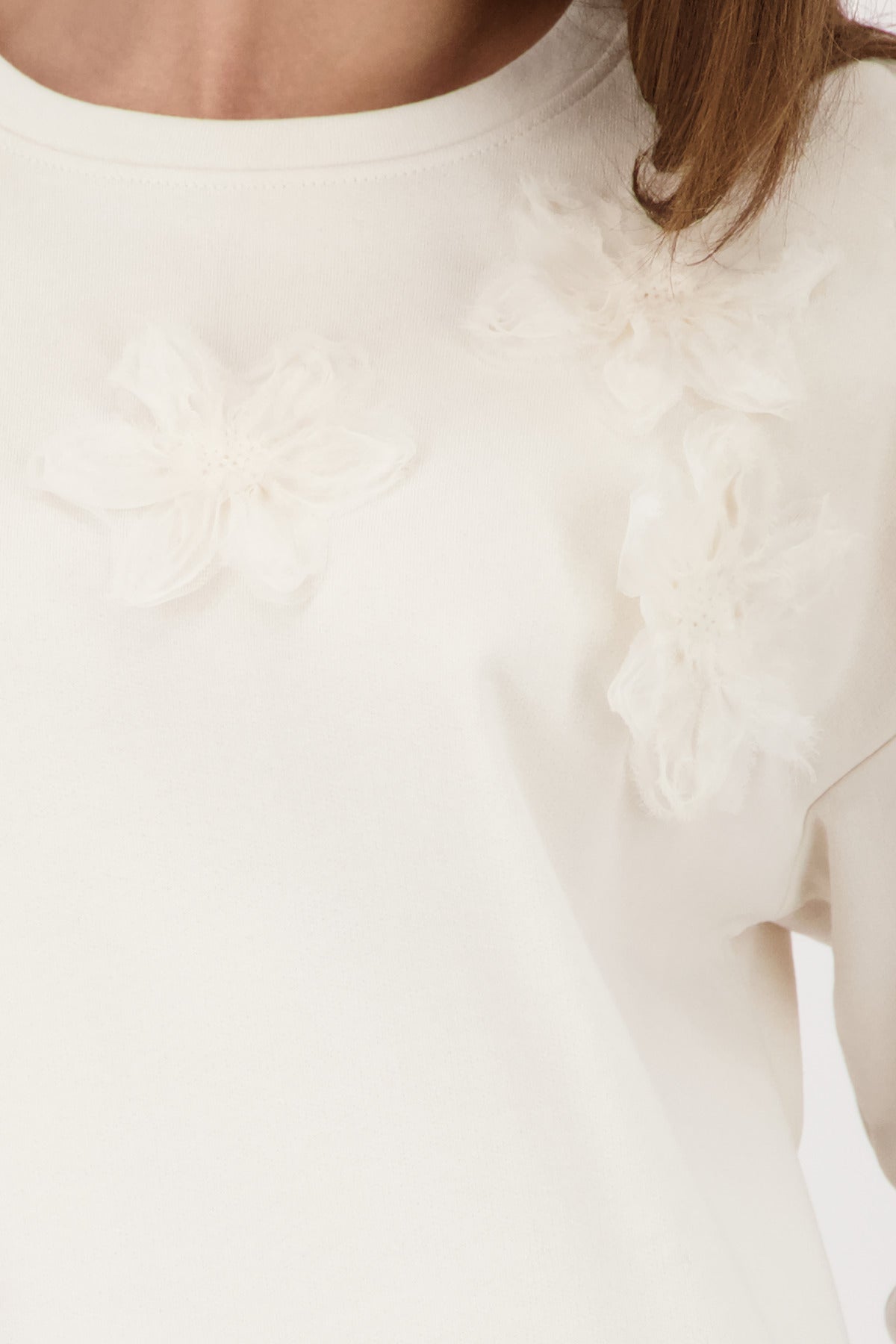 Monari Sweatshirt With 3D Flower