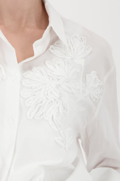 Monari Blouse With Flower Embroidery