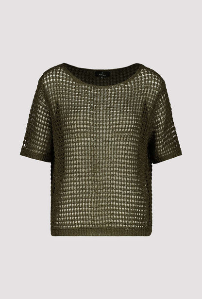 Knitted Jumper with Shiny Lurex