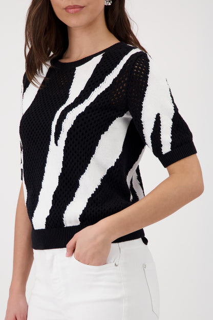 Monari Ajour Knitted Jumper