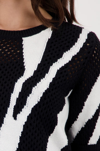 Monari Ajour Knitted Jumper