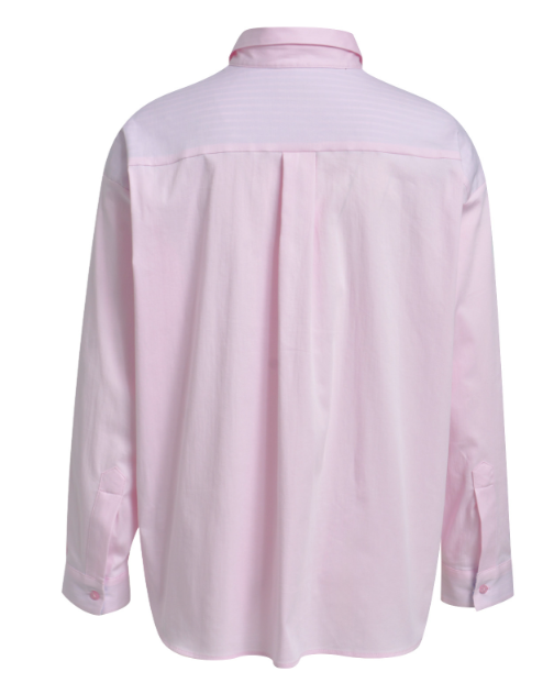 Milano Italy Oversized Rose Shirt Blouse