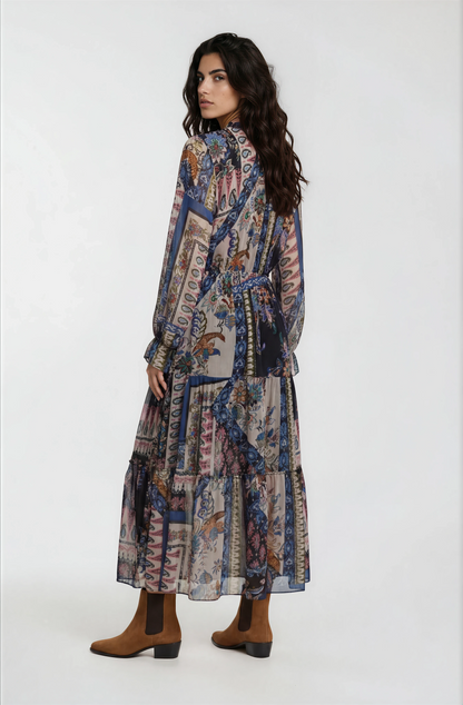Milano Italy Round Neck Dress