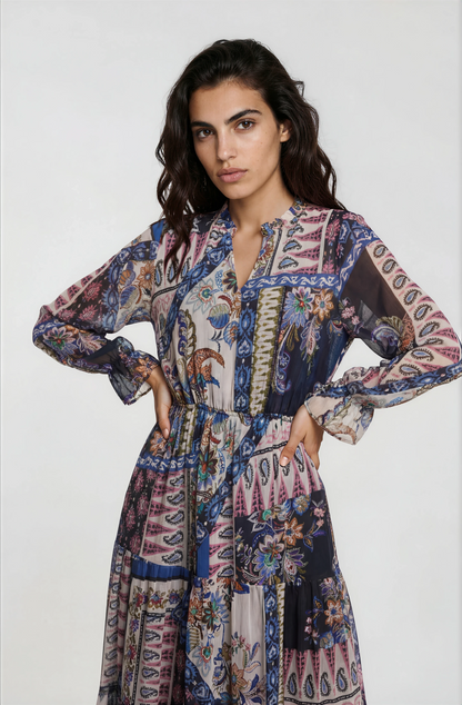 Milano Italy Round Neck Dress