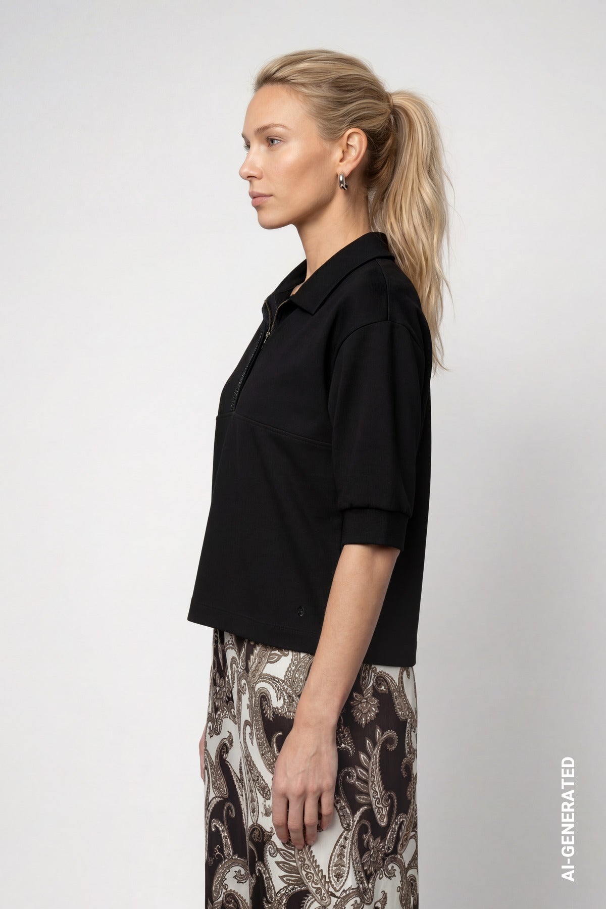 Monari Sweatshirt With Rhinestones