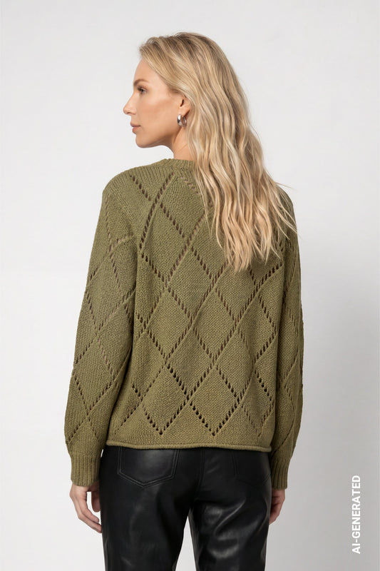 Monari Ajour Knit Jumper