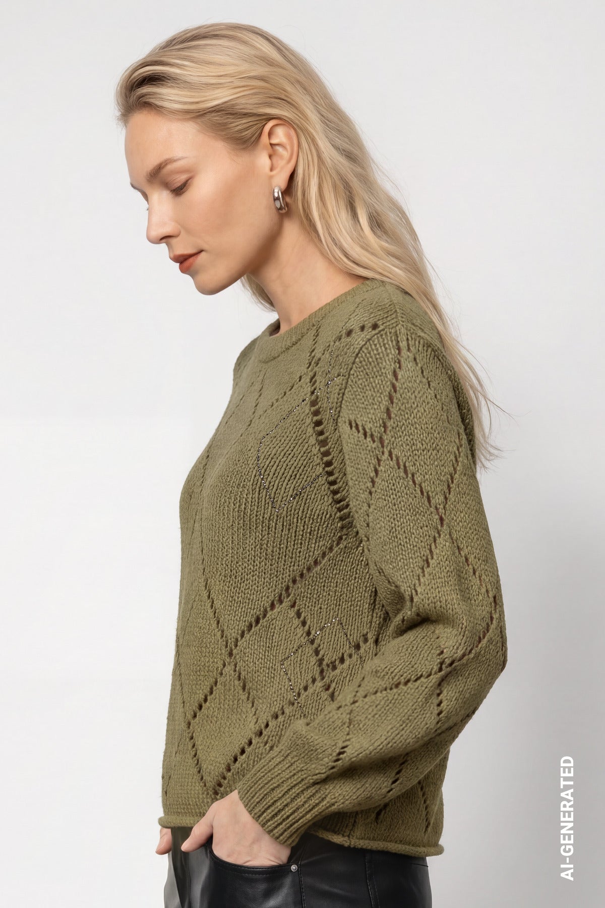 Monari Ajour Knit Jumper