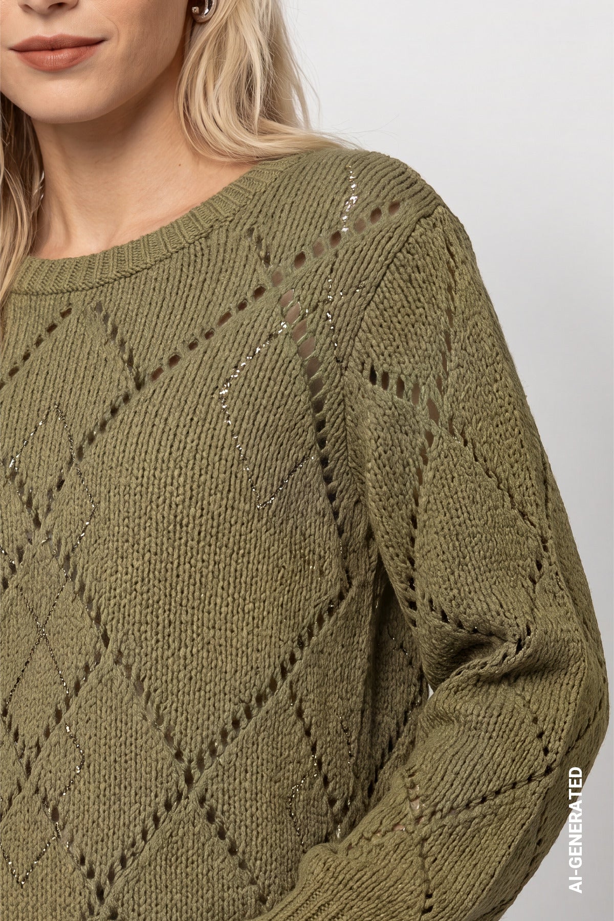Monari Ajour Knit Jumper