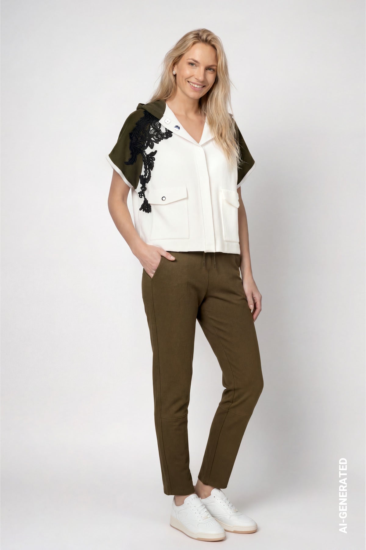 Monari Joggers With Zipper