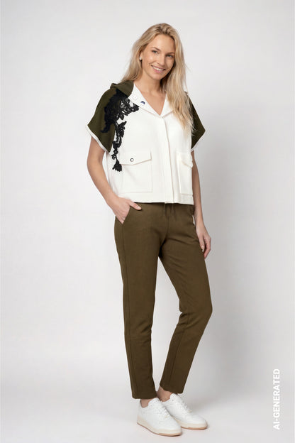 Monari Joggers With Zipper
