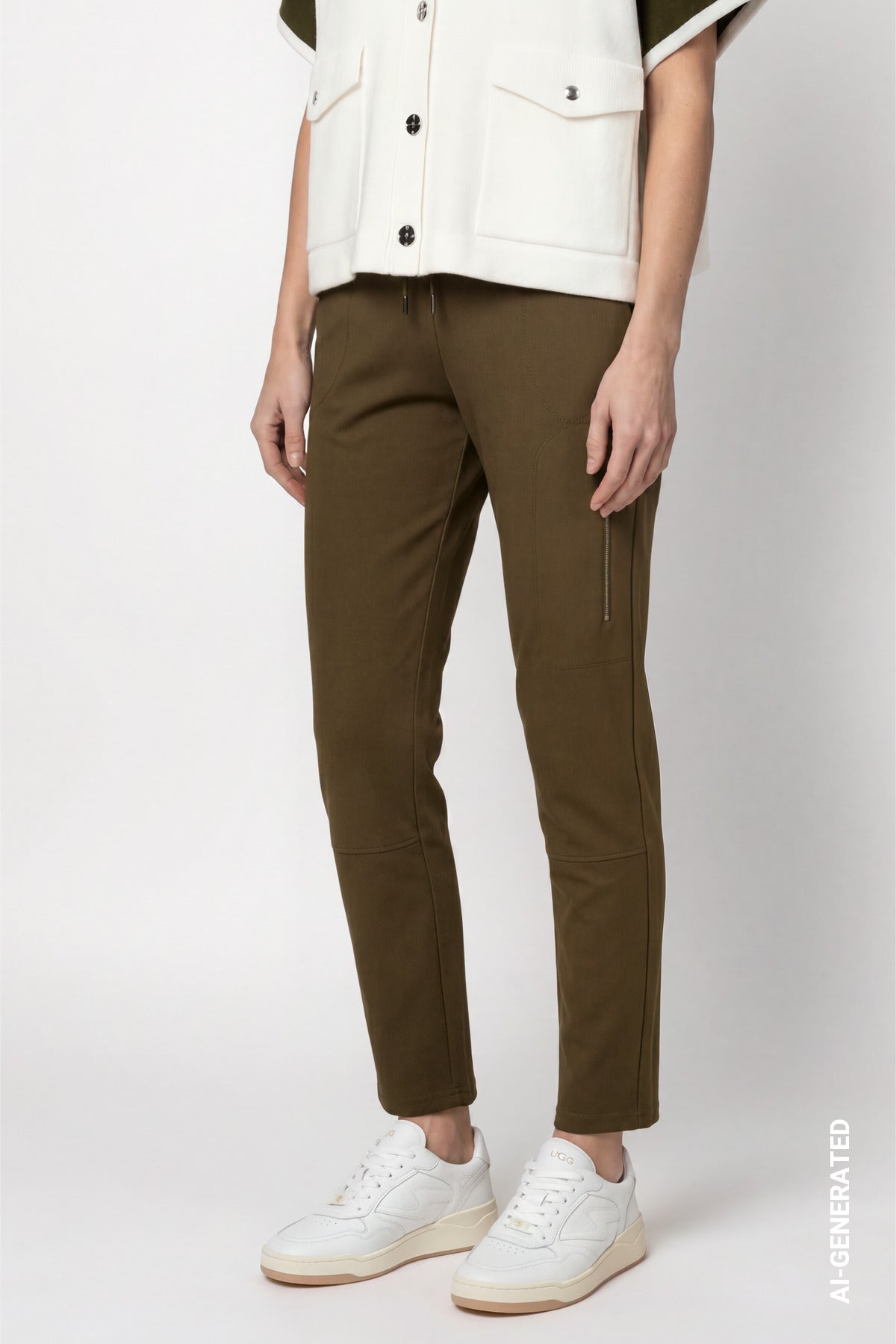 Monari Joggers With Zipper