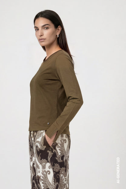 Monari Olive Top