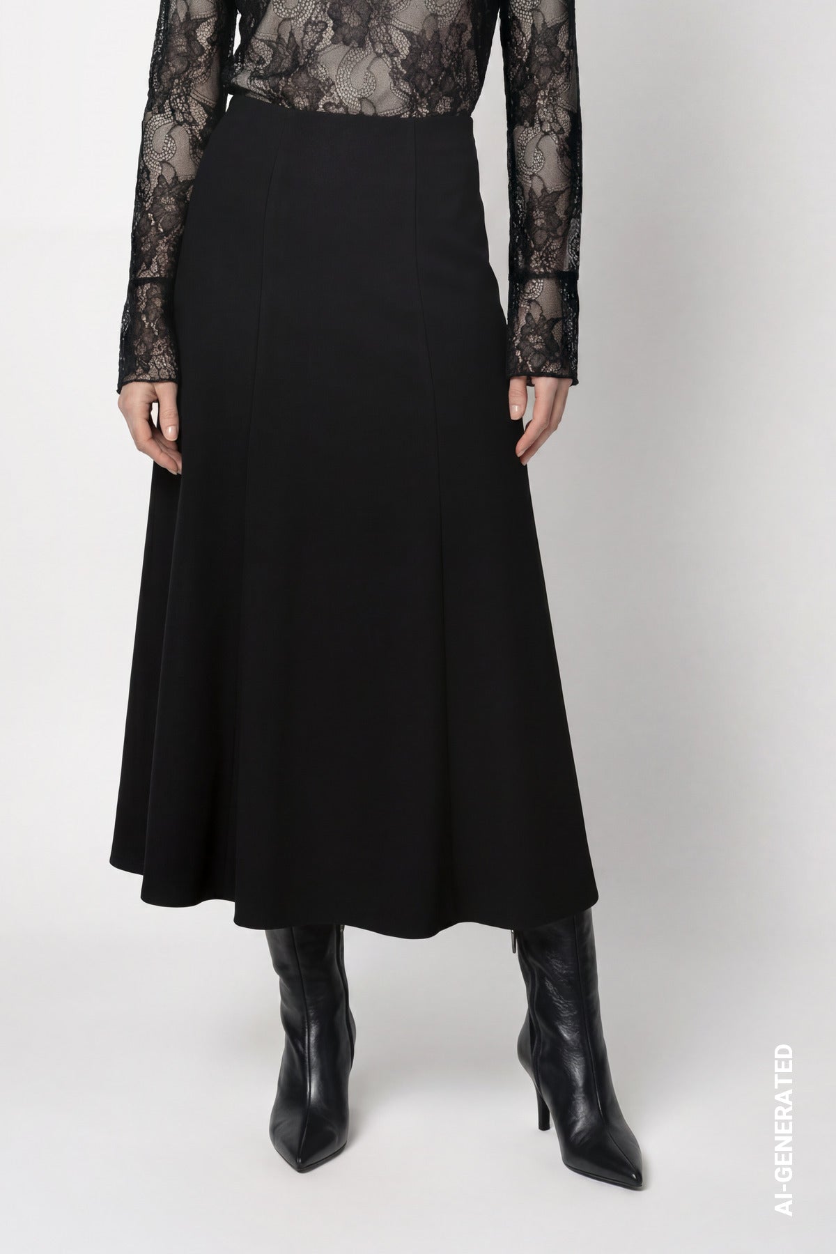 Monari Skirt With Wool Look