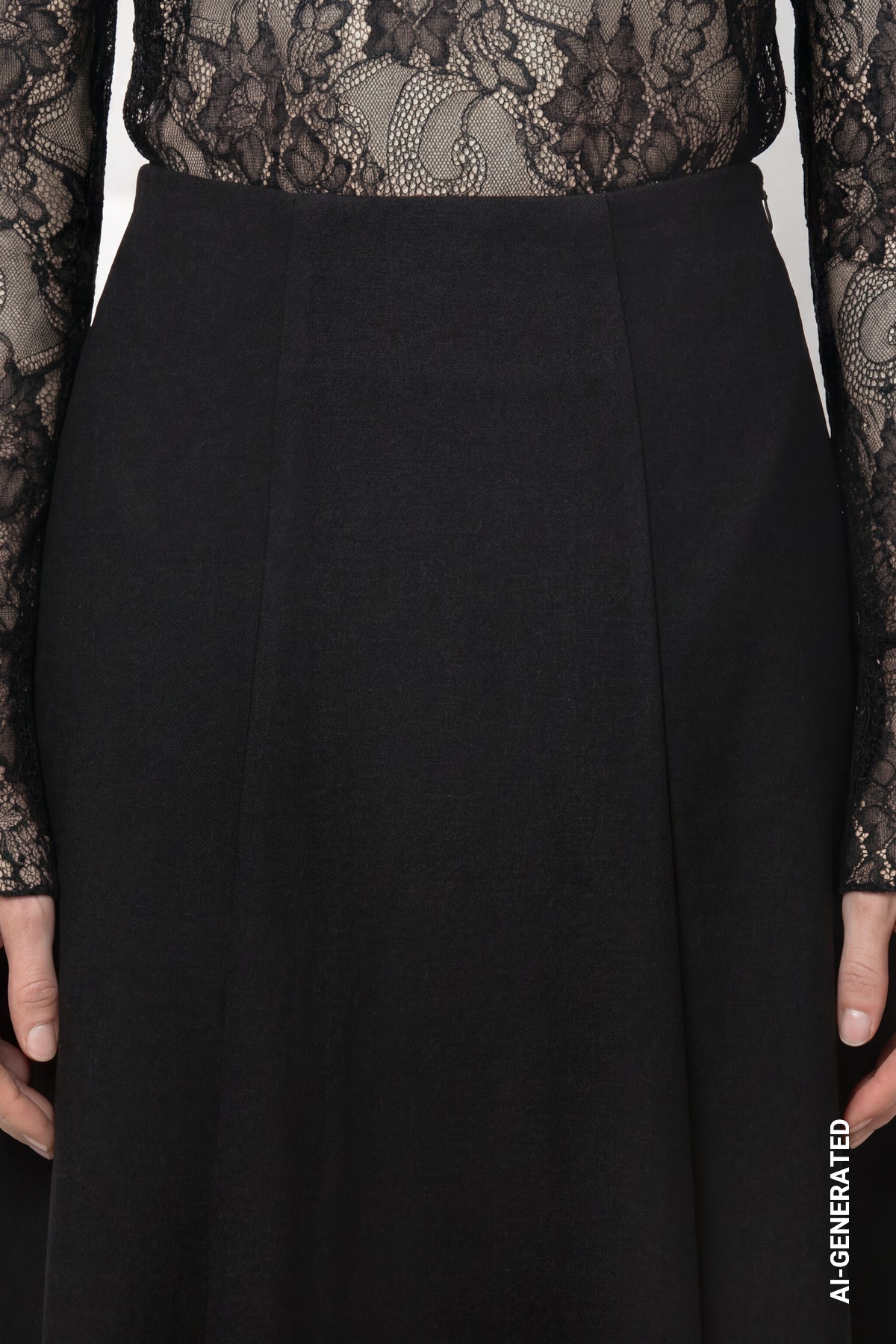 Monari Skirt With Wool Look