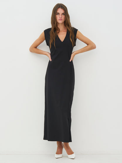 Nu denmark black cotton summer dress