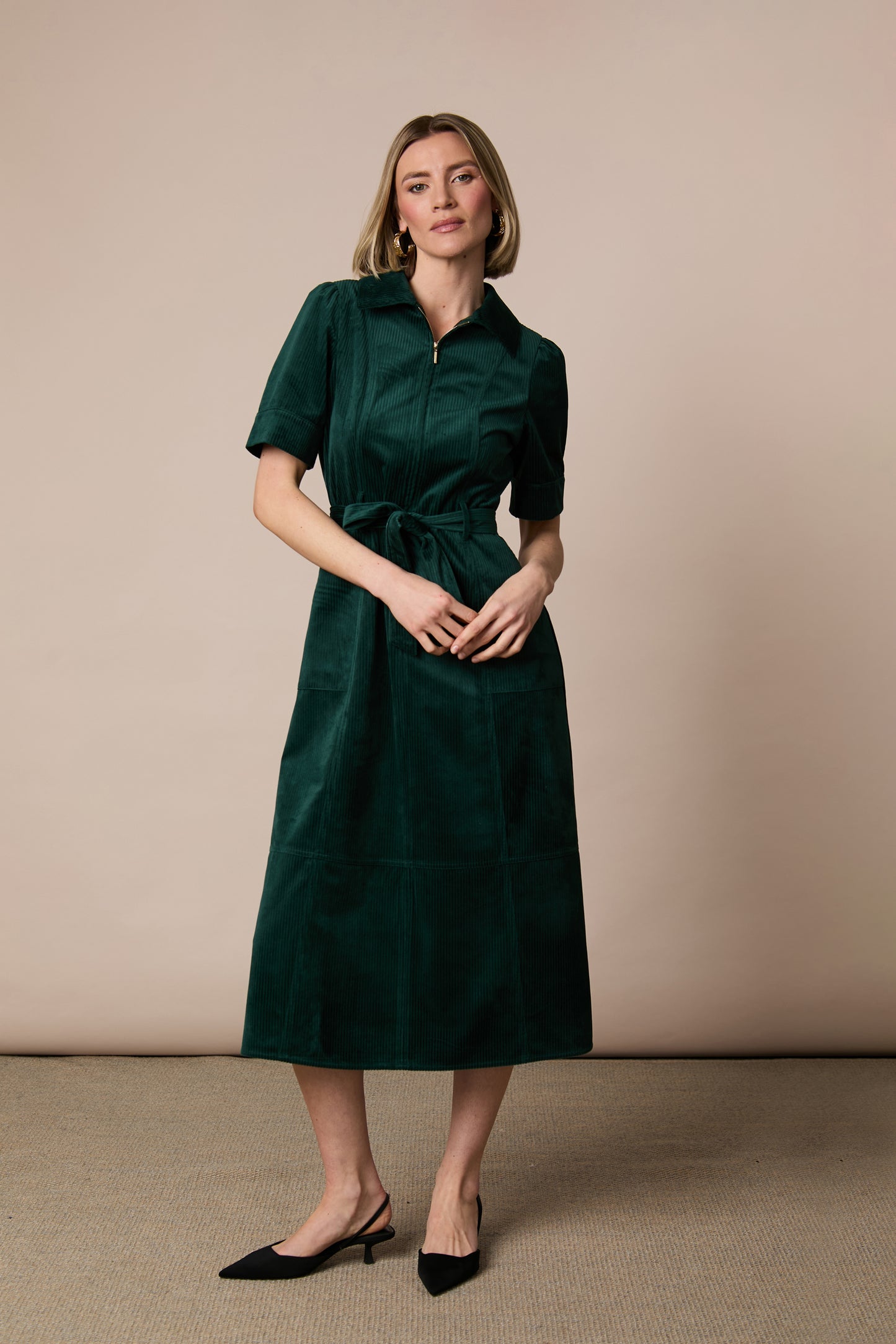 green velvet Fee G dress for any occasion