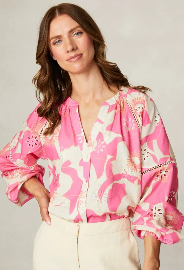 Beautiful bright spring blouse