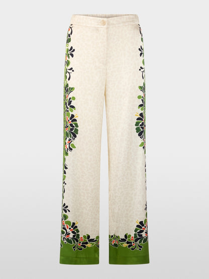 Marccain Warri Flowing Trousers With Print Mix