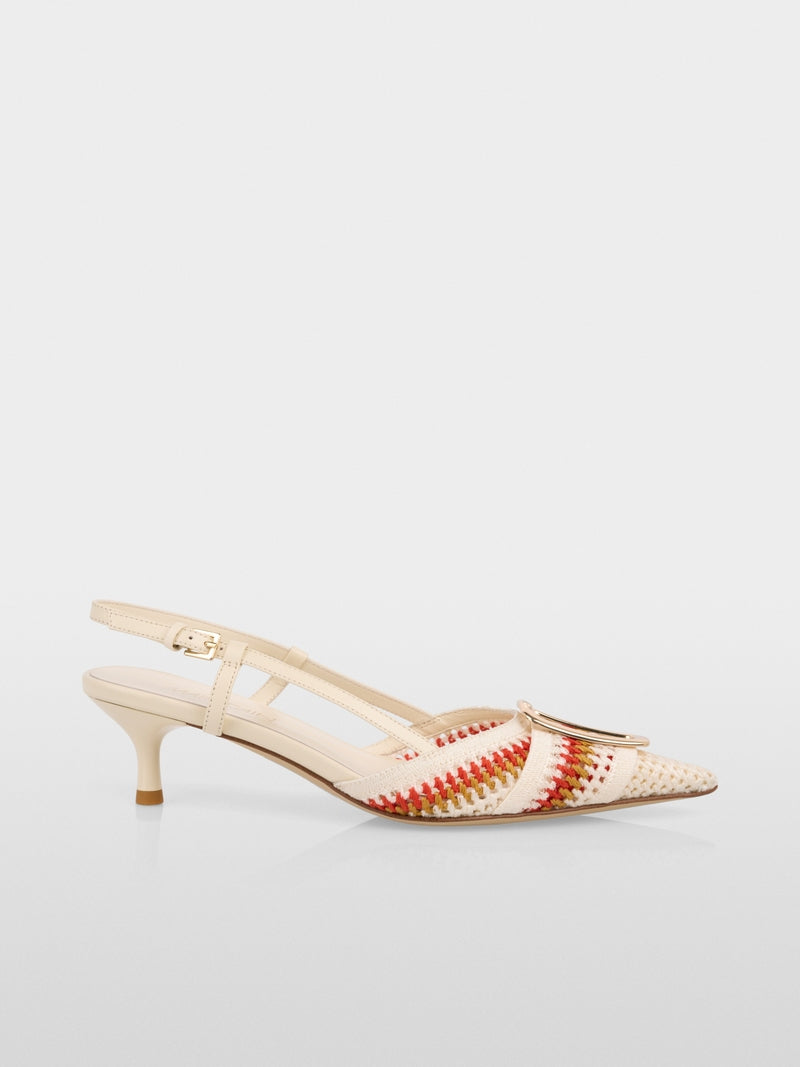 Marccain Slingback Pumps With Knit