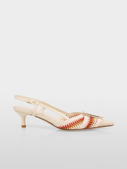 Marccain Slingback Pumps With Knit