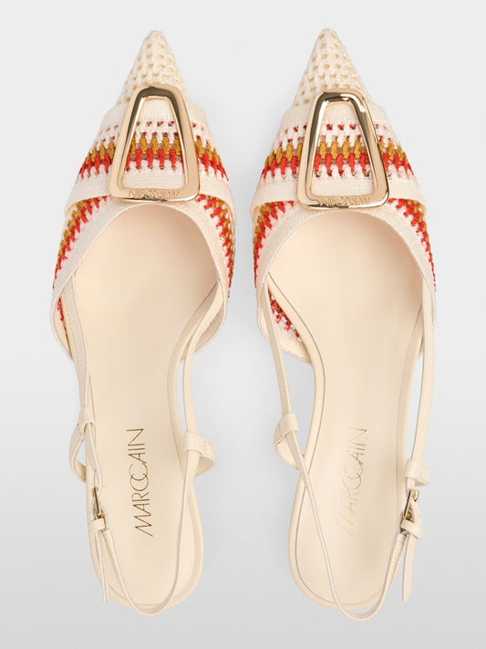 Marccain Slingback Pumps With Knit