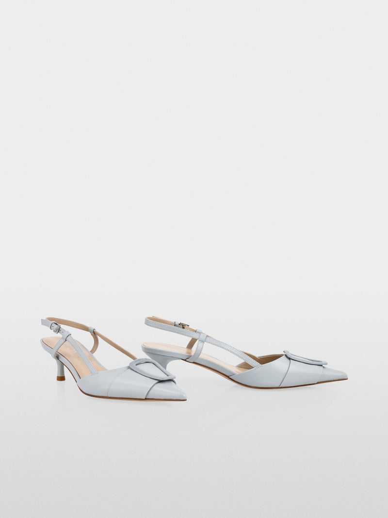Pair of light blue medium-heeled shoes from Marc Cain
