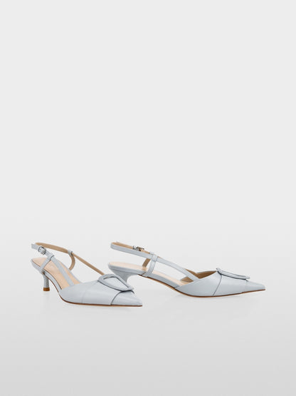 Pair of light blue medium-heeled shoes from Marc Cain