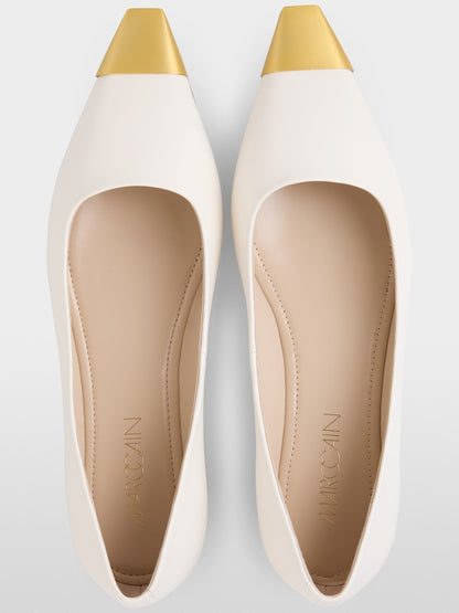 Marccain Leather Ballerina Flats
