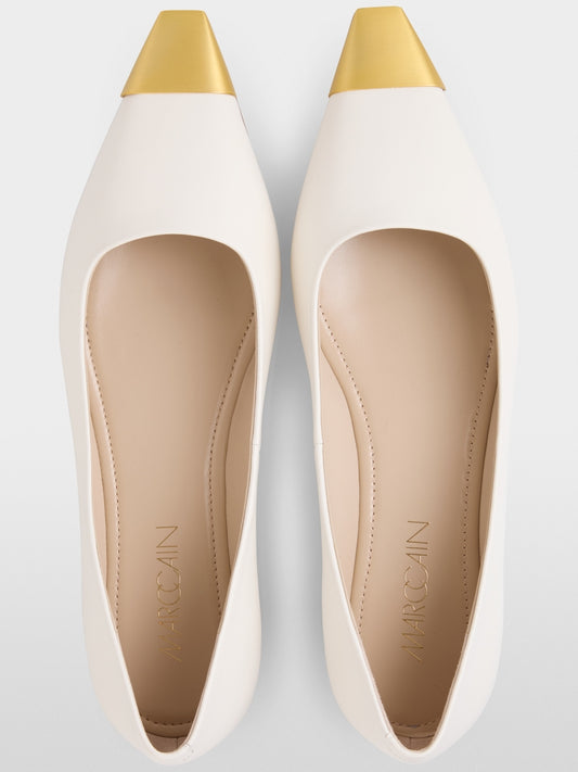 Marccain Leather Ballerina Flats