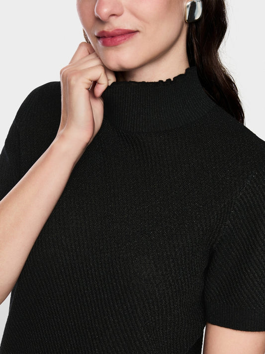 Marccain Short-sleeved Jumper With Lurex