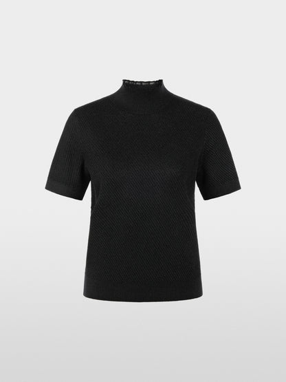 Marccain Short-sleeved Jumper With Lurex
