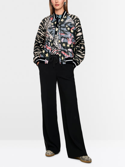Marccain Sports Blouson Jacket With Comic Print