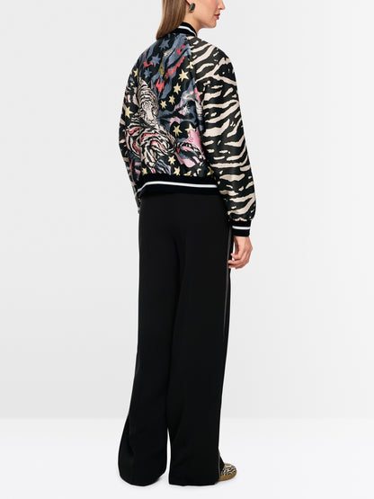 Marccain Sports Blouson Jacket With Comic Print