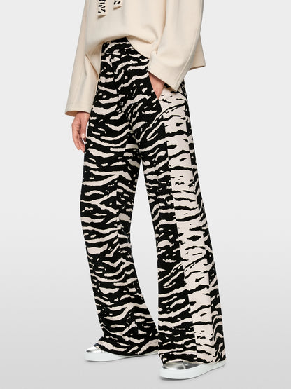 Marccain Sport Welkom Trousers With Animal Print