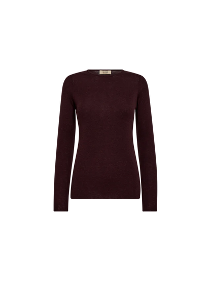 Mos Mosh Bouch O-neck Knit - Fudge