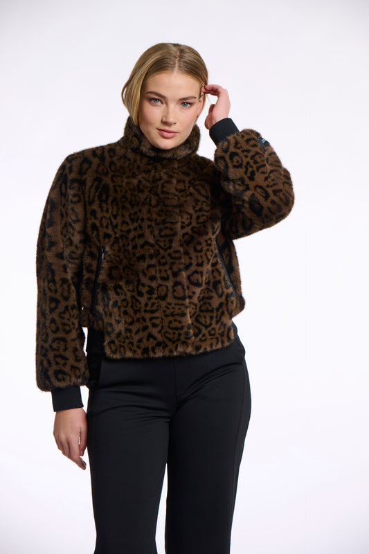 Rino And Pelle Ambra Faux Fur Jacket