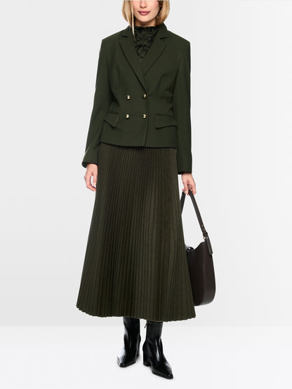 Marccain Fitted double-breasted blazer