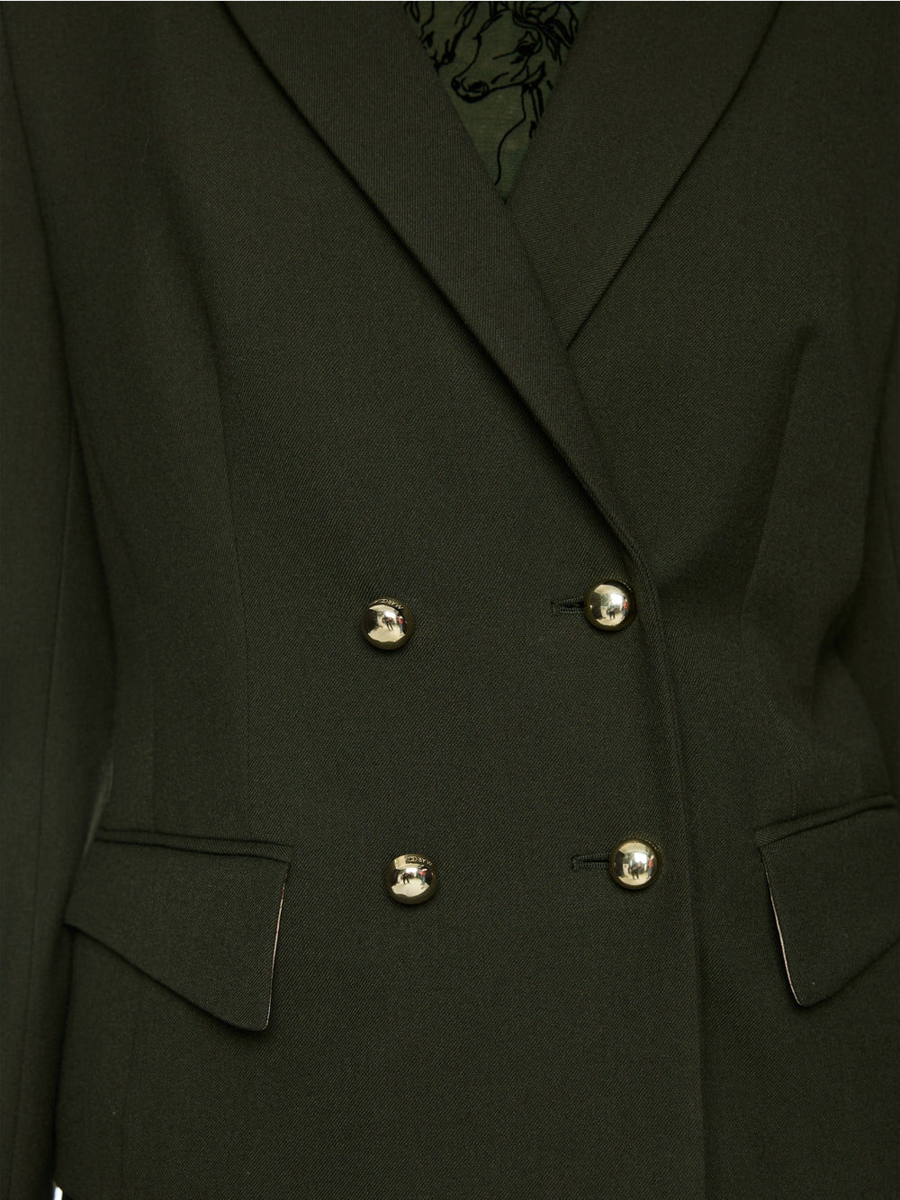 Marccain Fitted double-breasted blazer