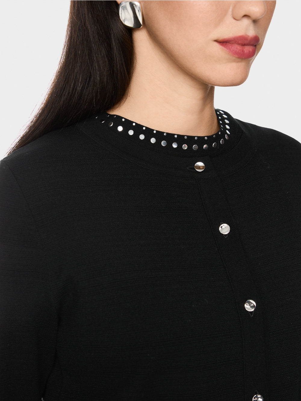 Marccain ‘Knitted in Germany’ cardigan with studs