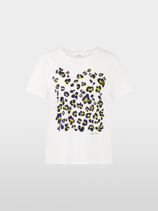 Marccain Cotton shirt with print
