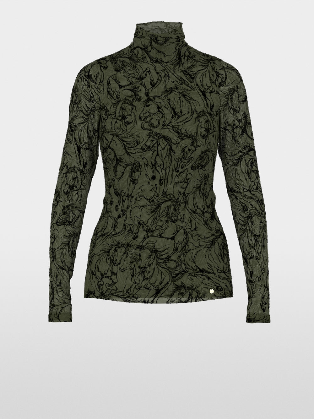 Marccain Top with velvet flocking