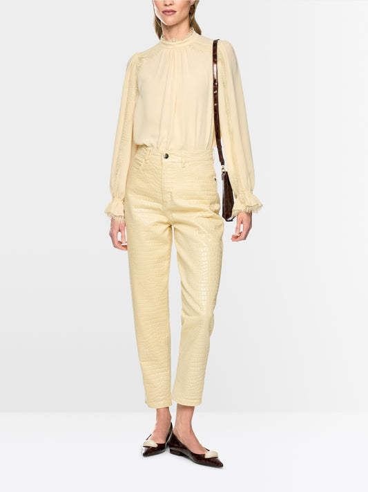 Marccain Flowing Blouse with Lace