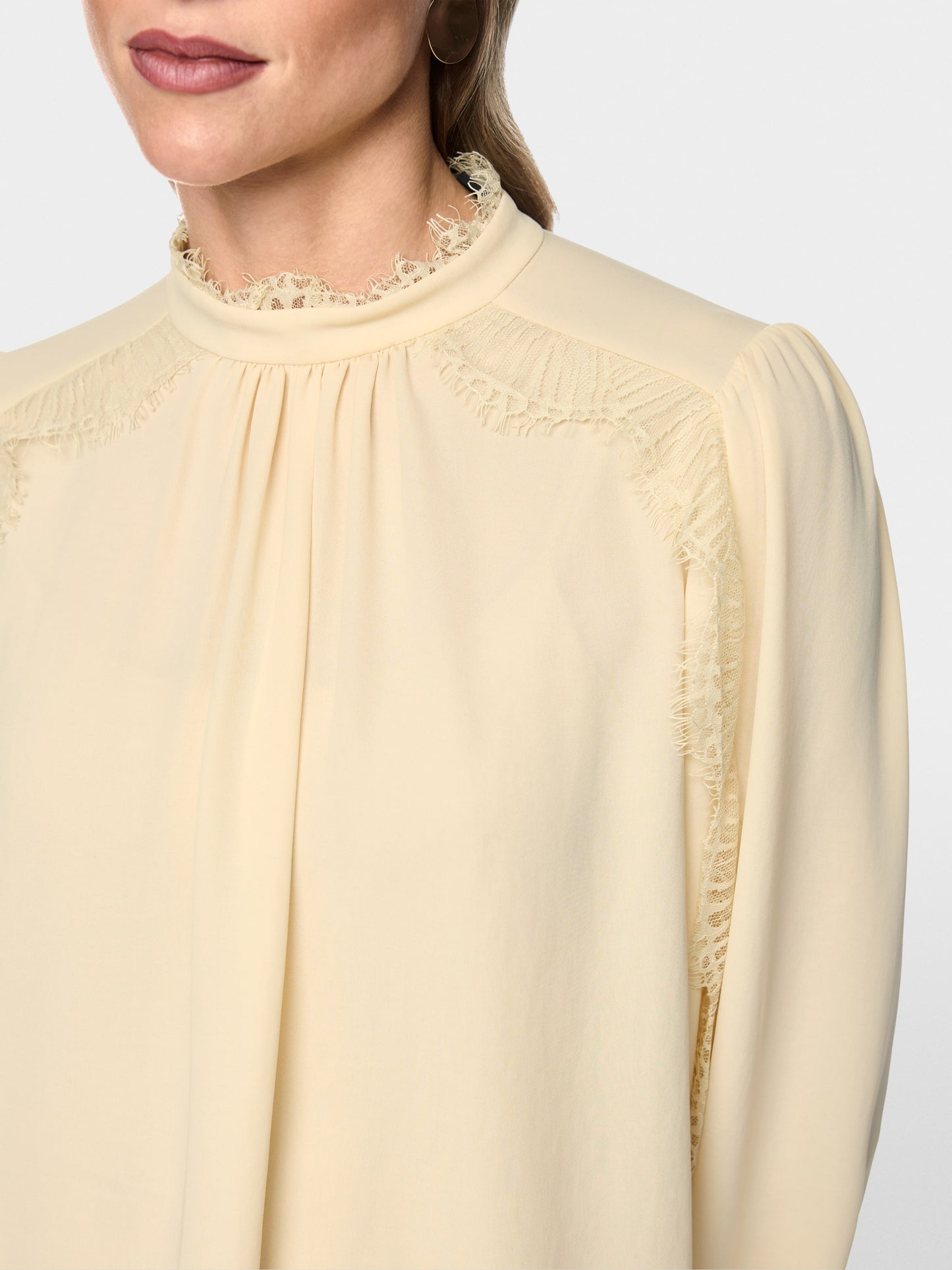 Marccain Flowing Blouse with Lace
