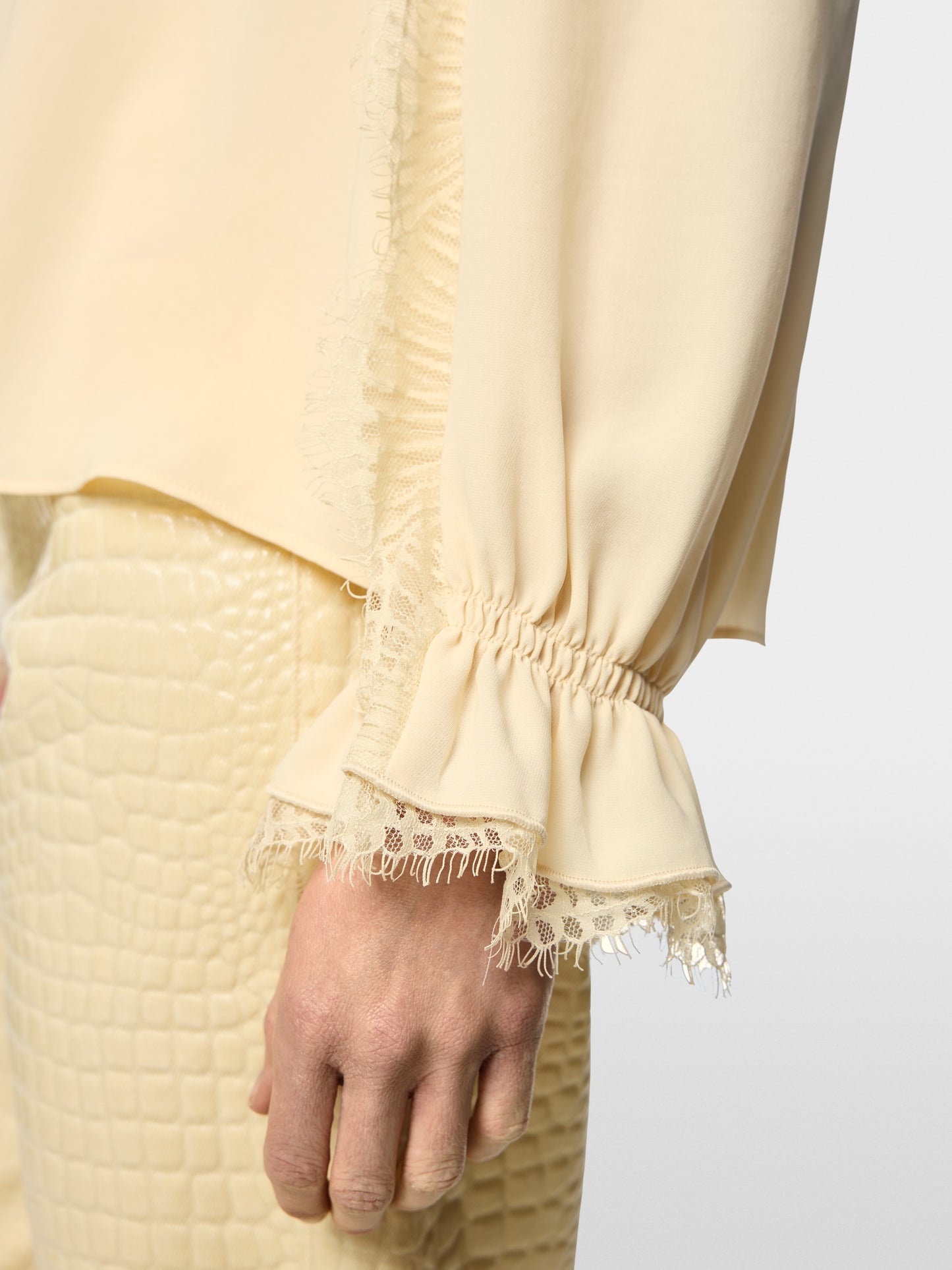 Marccain Flowing Blouse with Lace