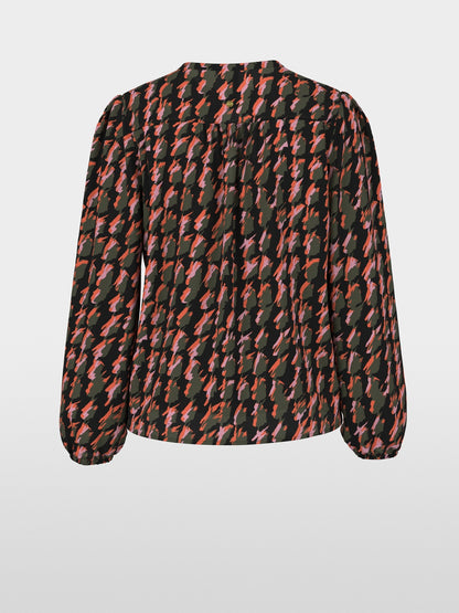 Marccain Abstract houndstooth blouse