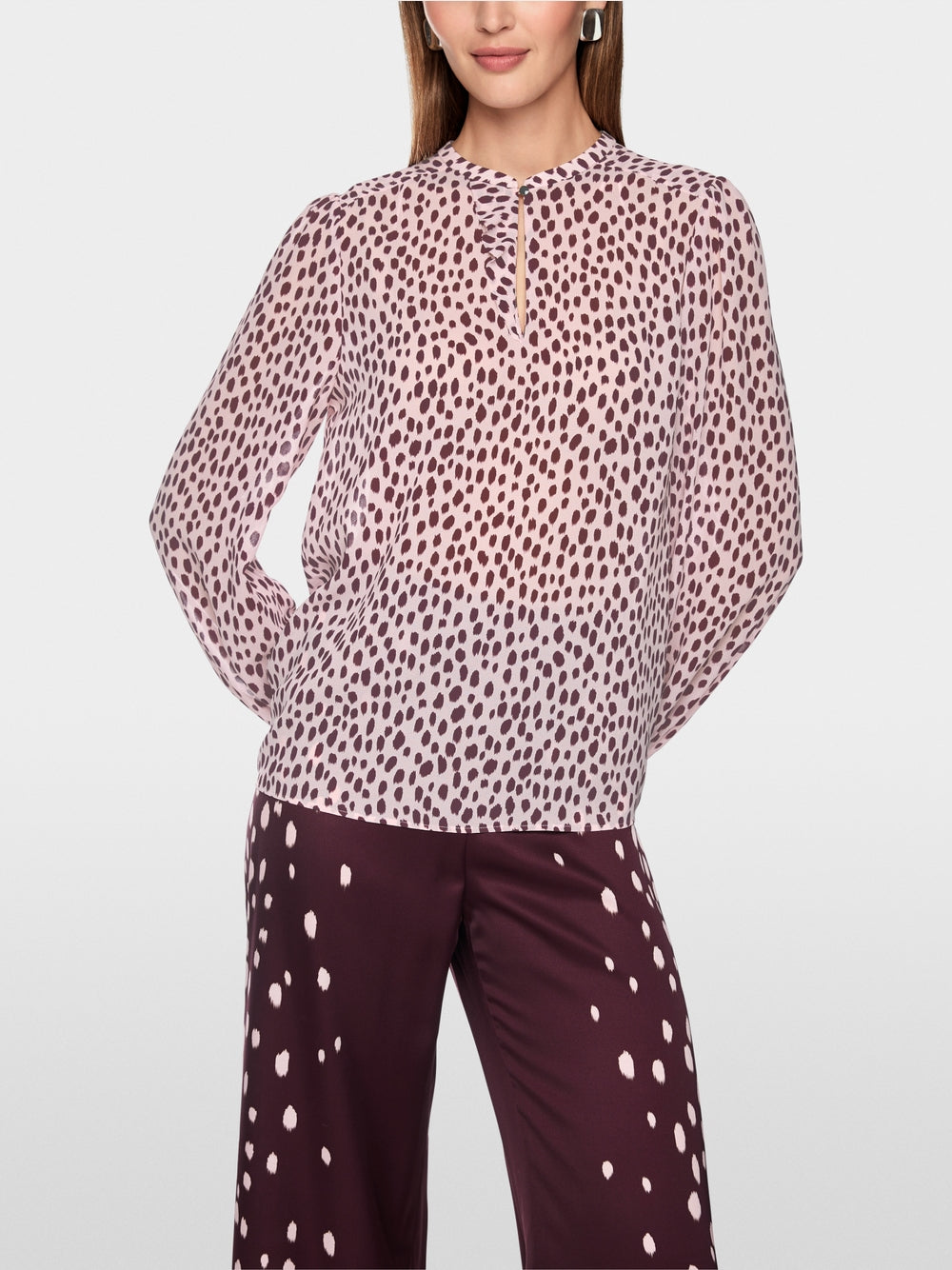 Marccain Blosue with Polka Dot Print