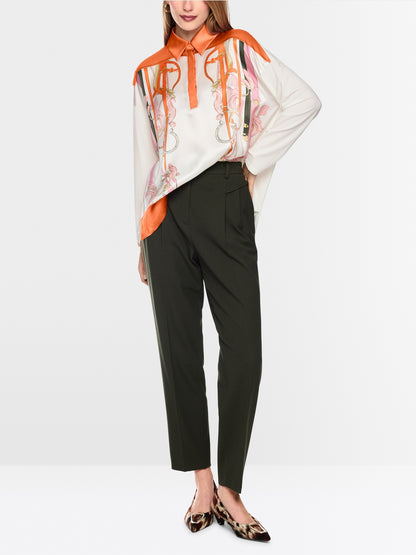 Marccain Silk blend blouse-style shirt