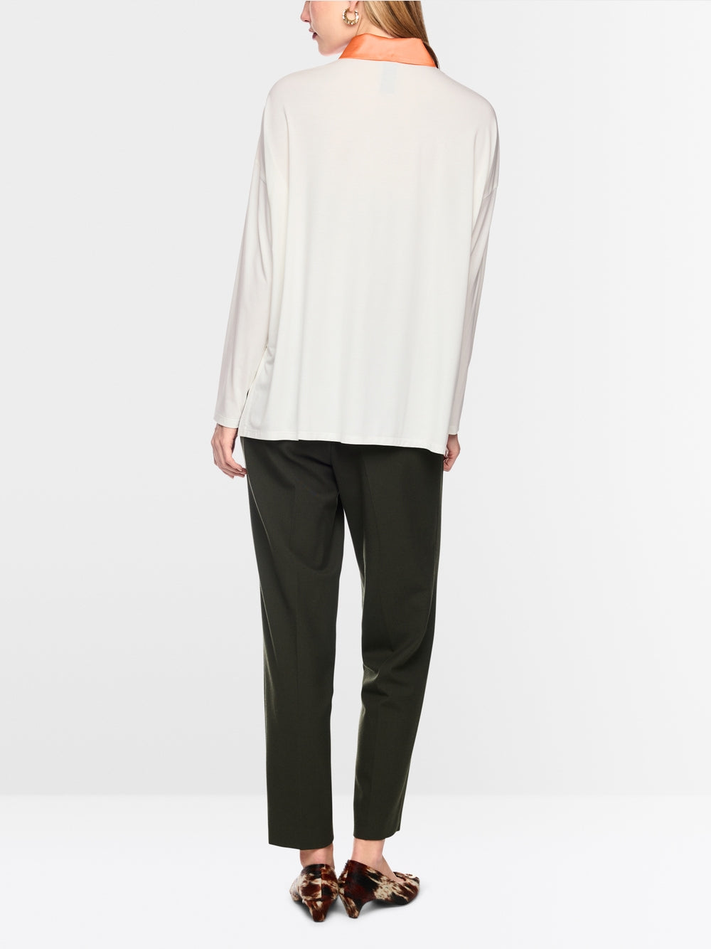 Marccain Silk blend blouse-style shirt