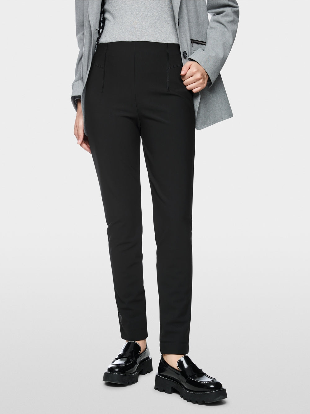 Marccain SOFIA slim fit fabric trousers